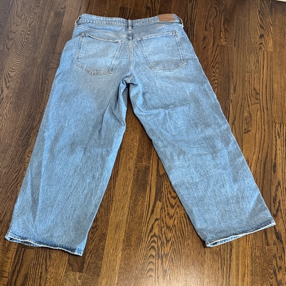 Madewell Light Blue Straight Leg Jeans - Picture 4 of 7